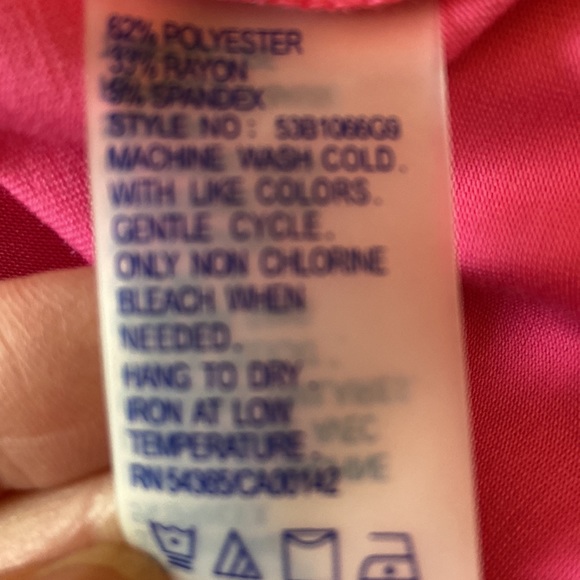 Gorgeous Coral and Pink Nygard Double Layer Waterfall Jacket. Size XS-Small. - Picture 10 of 11